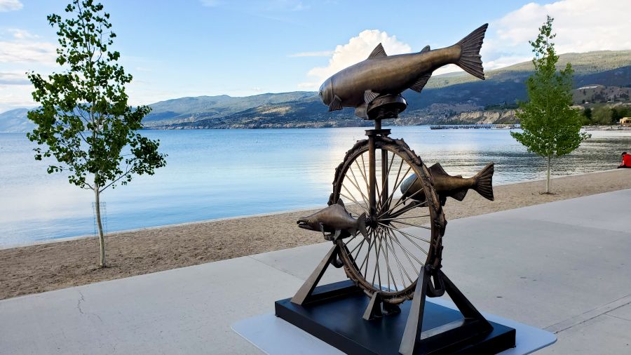 <who>Photo Credit: Kaare Yeske</who> Salmon Cycle, before being vandalized