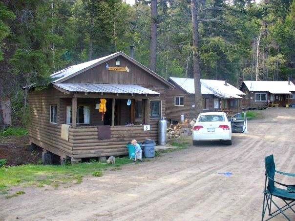 <who> Photo Credit: Pinaus Lake Resort </who> Cabins, RV hookups and tent camping is available at the rustic resort.