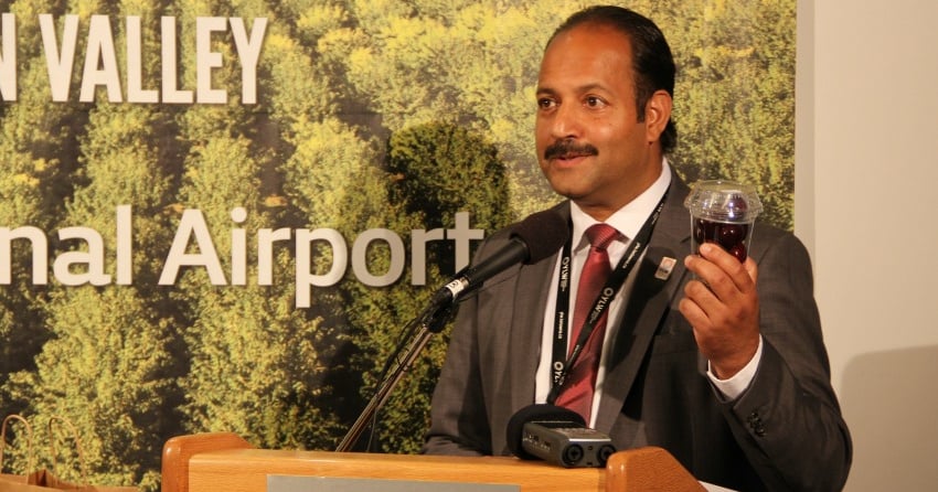 </who>Kelowna airport director Sam Samaddar.