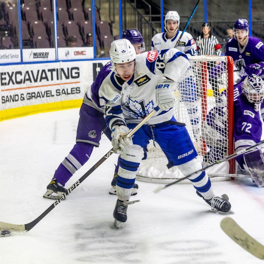 <who>Photo Credit: NowMedia/Gord Goble</who> Scene from semi-final game