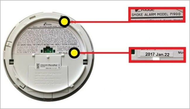 <who> Photo Credit: Health Canada </who> Location of the model number and date of manufacturer are at the back of the unit.