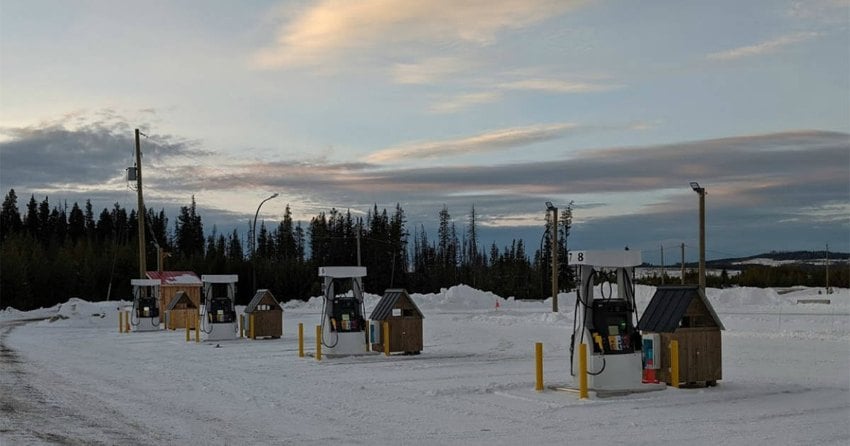 New gas station now in service on the Okanagan Connector