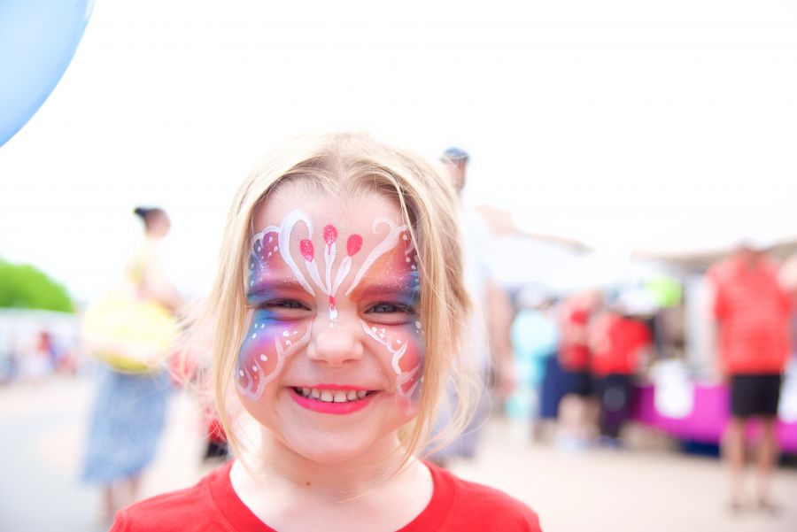 One happy butterfly.