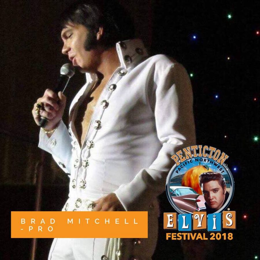 <who>Photo Credit: Facebook Penticton Elvis Festival Society </who>Professional Elvis tribute artist Brad Mitchell will be trying to claim the top prize at next weekend's 17th Annual Penticton Elvis Festival.