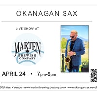 Okanagan Sax Live at Marten Brewing Company
