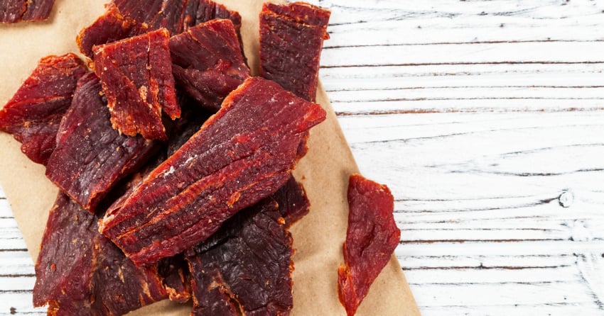 <who> Photo credit: 123RF </who> A file image of jerky.