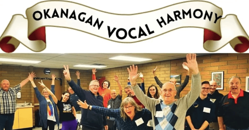 Okanagan Vocal Harmony hosting open house in Kelowna in May