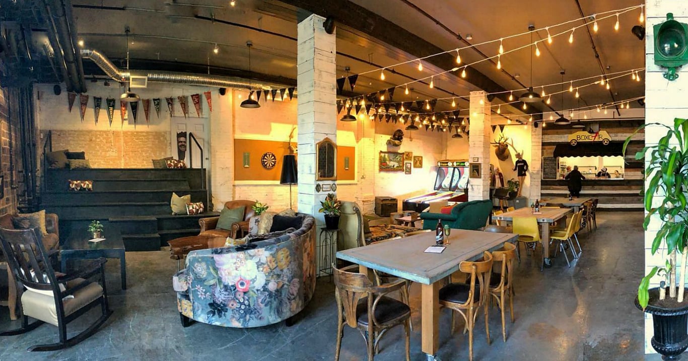 BNA’s brand new tasting room featuring BoxcAr Kitchen is open to the public