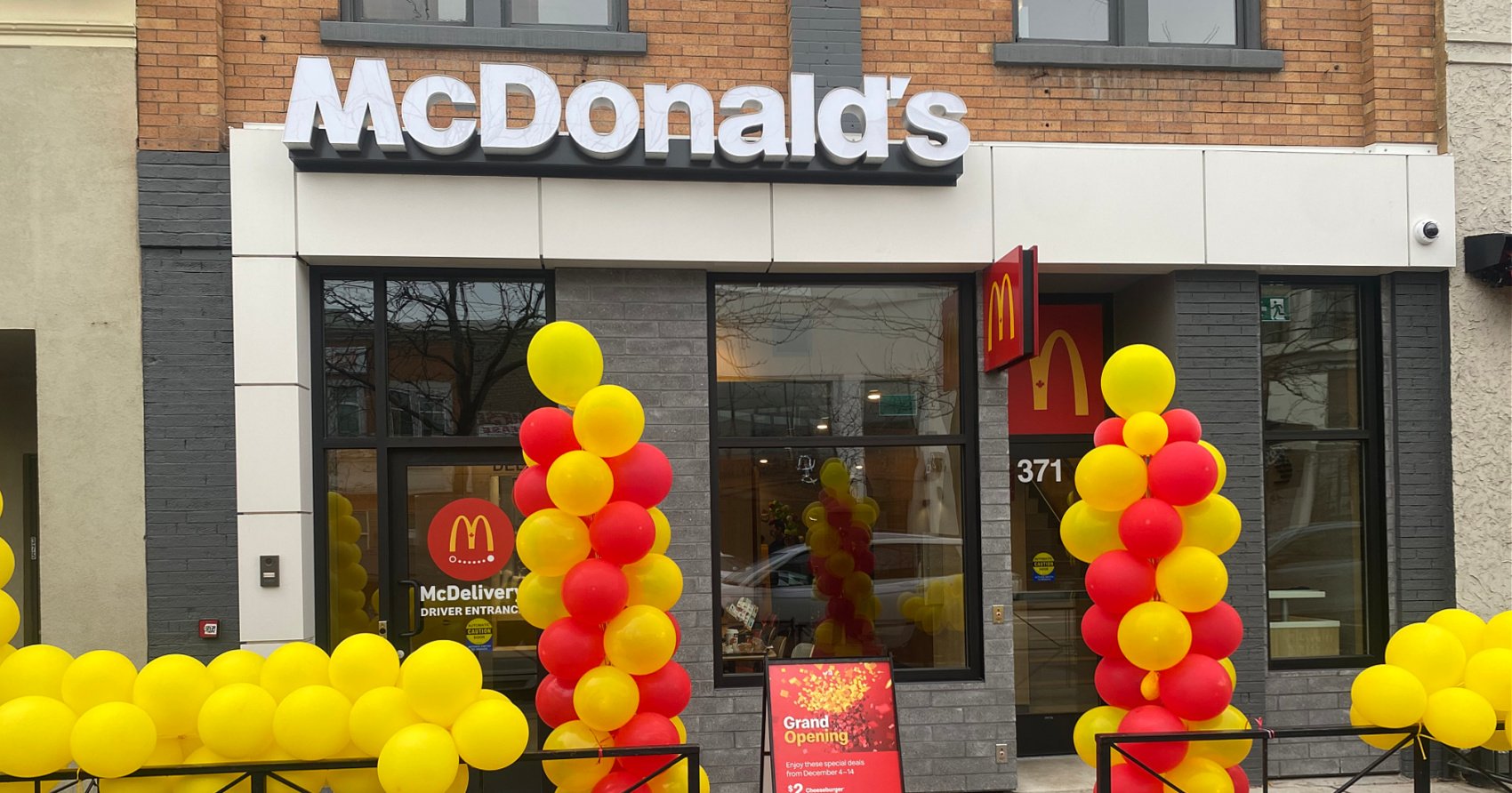 Opening day for downtown Kelowna’s new McDonald’s