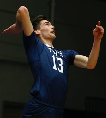 <who> Photo Credit: CIS </who>Leigh Goossen a transfer from PacWest's CBC Bearcats.