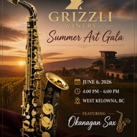 Okanagan Sax - Live Show at Summer Art Gala (Grizzli Winery)