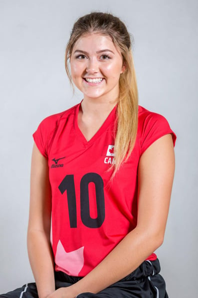 <who>Photo Credit: Contributed </who>Jennifer Oakes, a libero from Calgary, lost the lower portion of her <br>right leg in a boating accident.