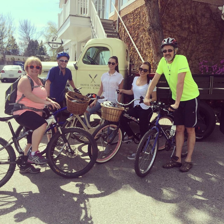 <who> Photo Credit: Submitted. </who> The HM Commercial team taking part in their Rider Cider Ride For Autism. 
