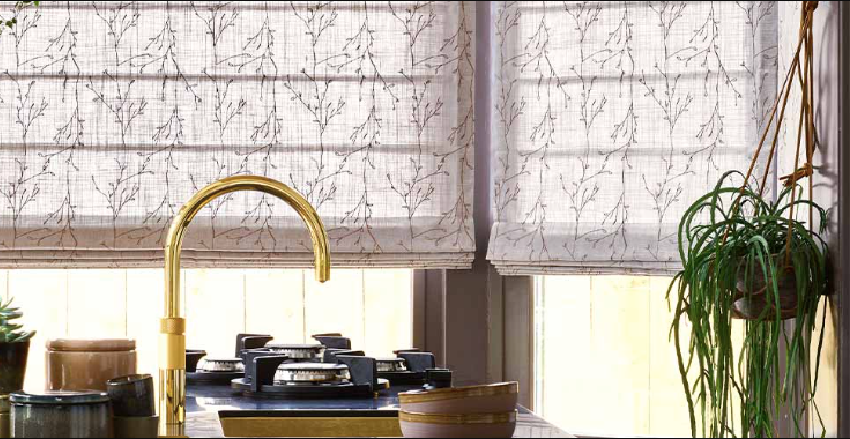 <who>Budget Blinds</who>Roman shades from Budget Blinds