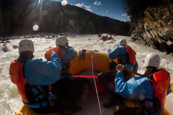 Golden’s Kicking Horse River attracts whitewater enthusiasts from around the world.