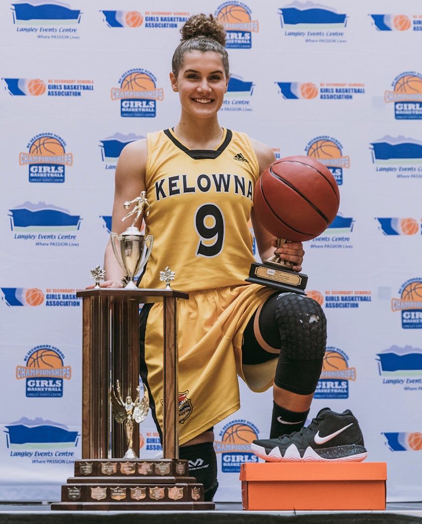 Hanson was named the MVP while leading the KSS Owls to a provincial high school title in 2018.