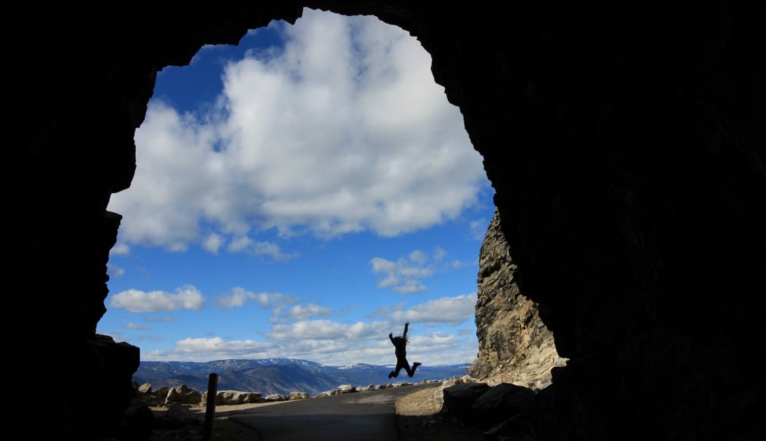 Enjoy a hike to the Little Tunnel on the KVR