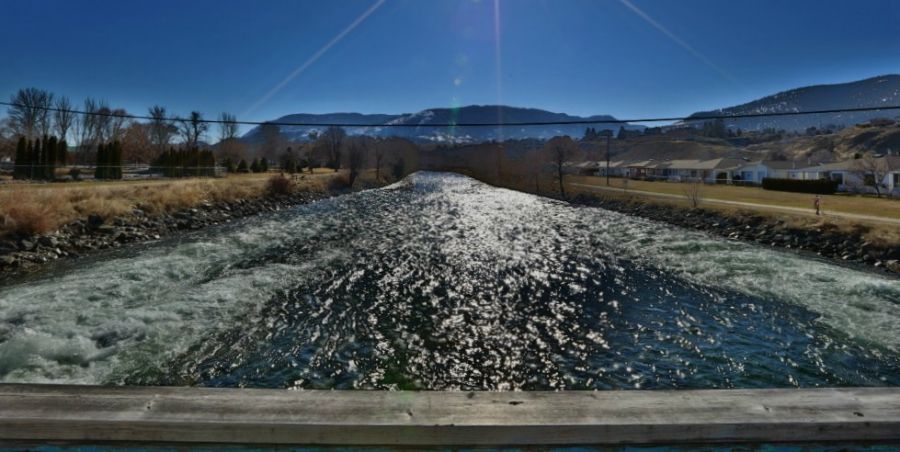 The Penticton dam.