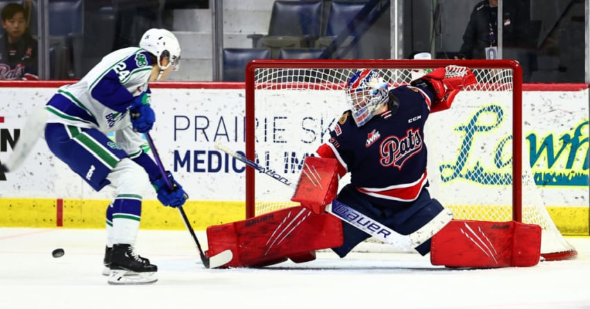 Blazers ship out draft picks to acquire goalie from Pats