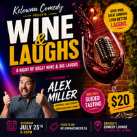 Wine &amp; Laughs at Dakoda's Comedy Lounge 