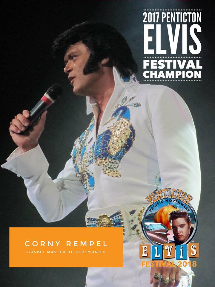 <who>Photo Credit: Facebook Penticton Elvis Festival Society </who>Penticton Elvis Festival defending professional division winner Corny Rempel will be back to defend his title at this year's event, which kicks off next Thursday and continues all weekend.