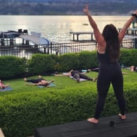 Radiance &amp; Renewal: Lakeside Yoga, Boat Cruise &amp; Champagne