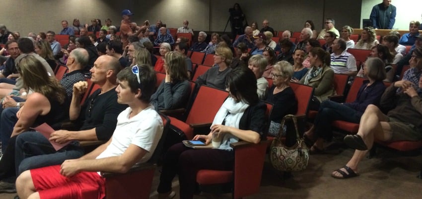 <who> Photo Credit: KelownaNow </who> It was a full house at the Kelowna City Council meeting Monday. 