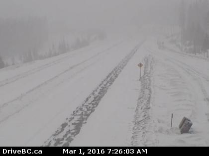 Conditions Tuesday morning along Highway 97C.