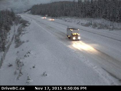 Photo Credit: DriveBC </who> Conditions are not too bad on the Okanagan Connector.