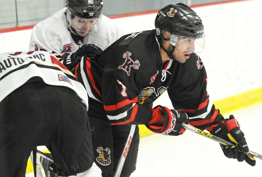 <who>Photo Credit: Lorne White/KelownaNow </who>Jason Village of the Chiefs scored three times in two KIJHL games on the weekend.