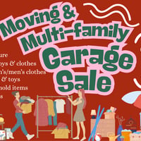 Multi-family Moving Garage Sale!