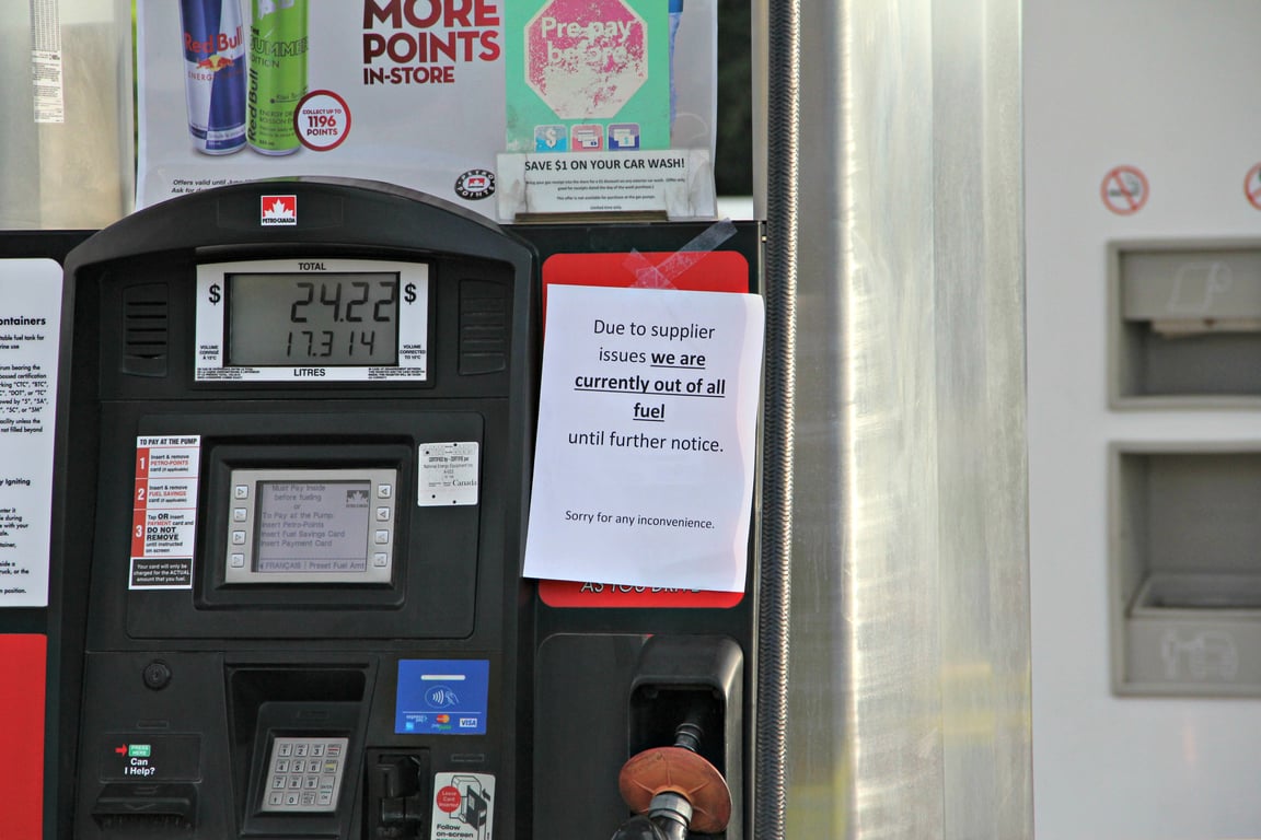 Kelowna gas stations running out of fuel