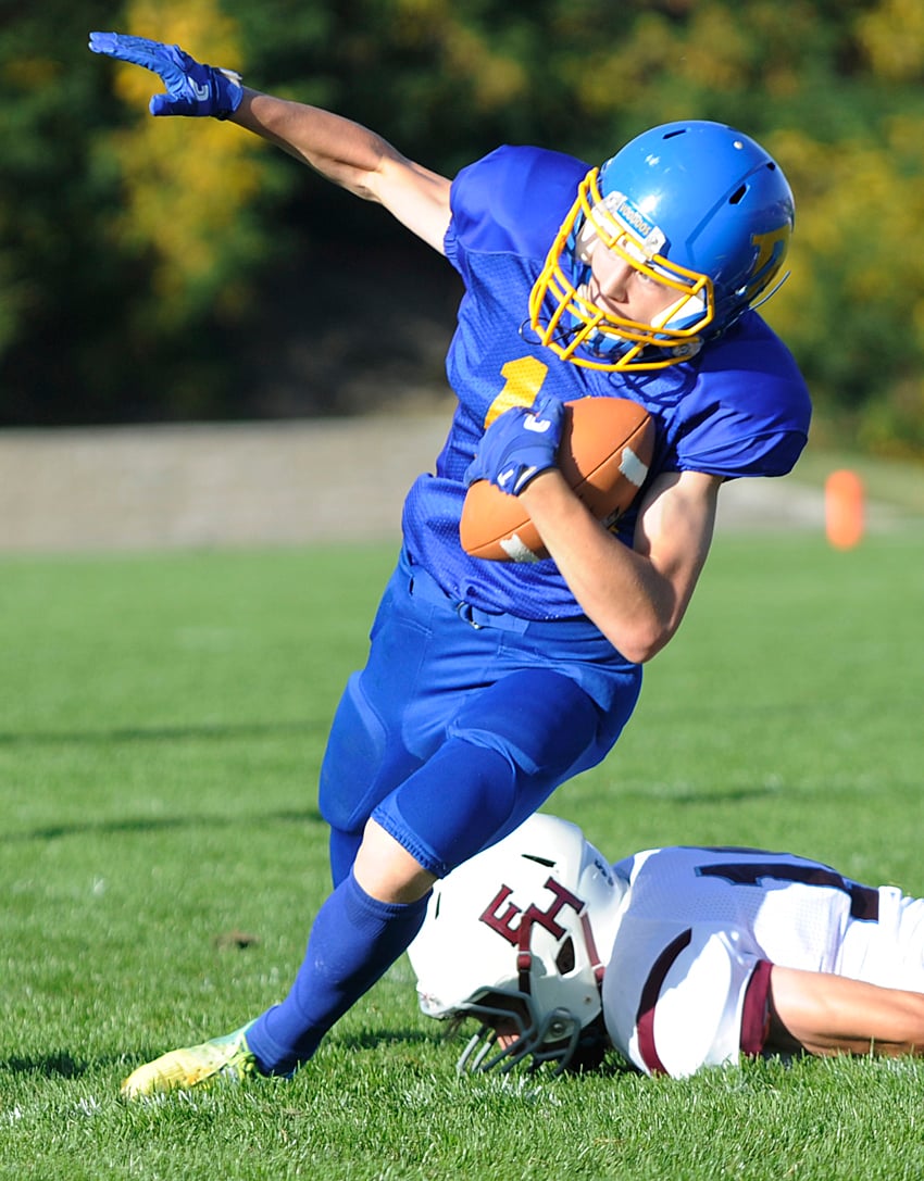 Coltin Peterson picked off two Sardis passes for the Voodoos.