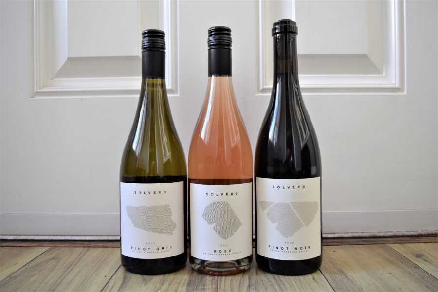 </who>The Solvero portfolio so far consists of 2022 Pinot Gris ($25), 2022 Rose ($25) and 2020 Pinot Noir ($35).