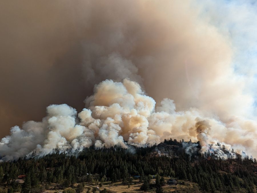 PHOTOS: Planned burns credited as reason Osoyoos wildfire is now held