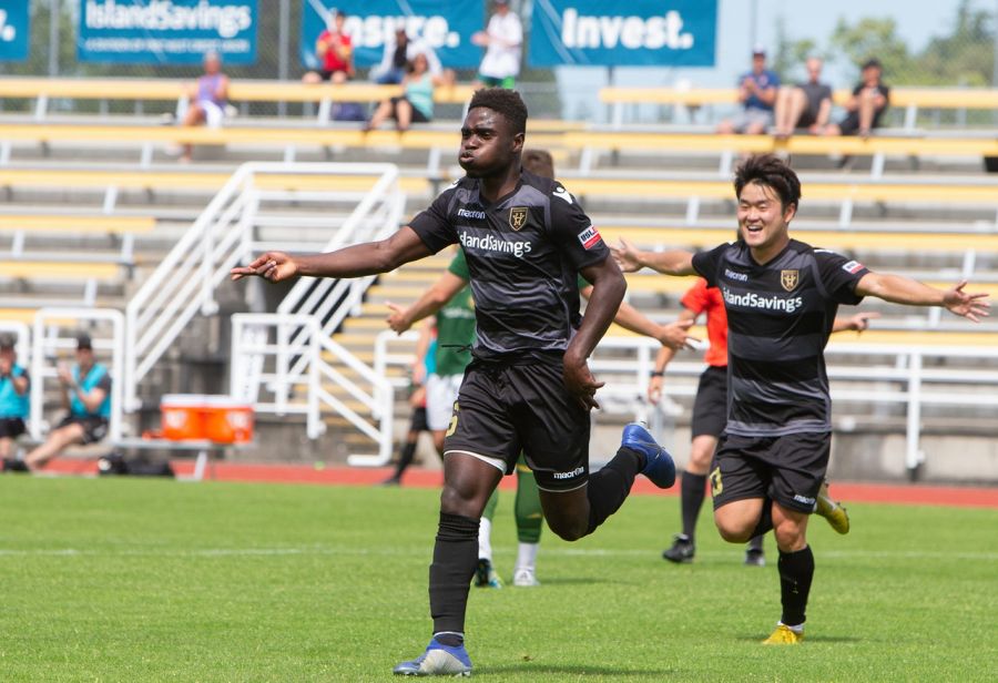 <who>Photo credit: Highlanders FC</who>The Highlanders will play their home matches at Centennial Stadium on the University of Victoria Campus.