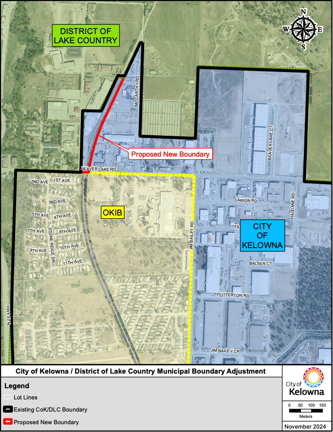 Kelowna moving forward with slight boundary adjustment, rezoning for ...