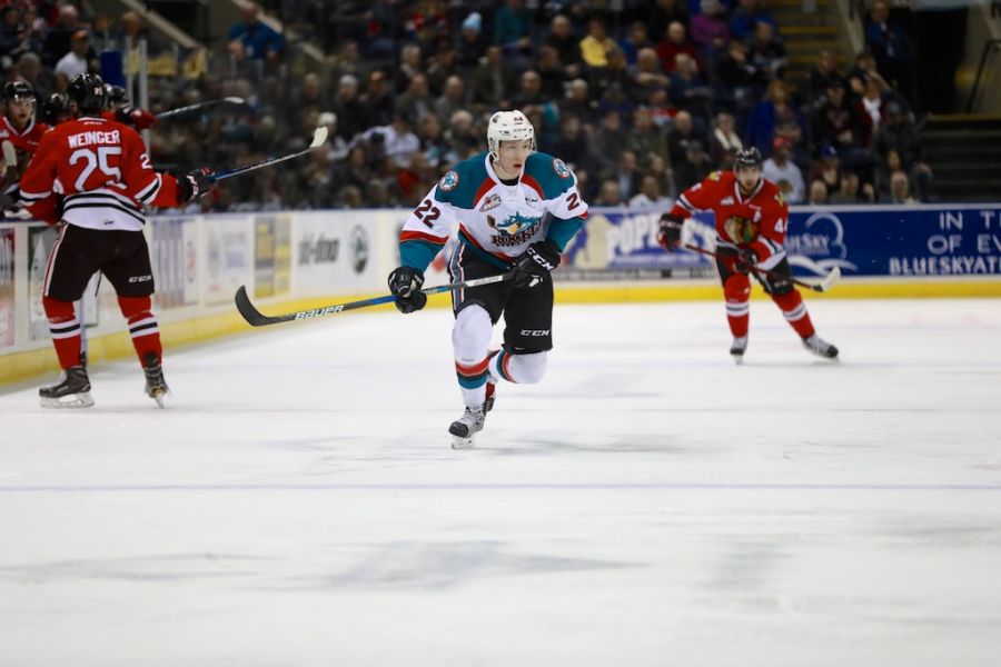 <who>Photo Credit: KelownaNow </who>Braydyn Chizen with his 3rd of the year.