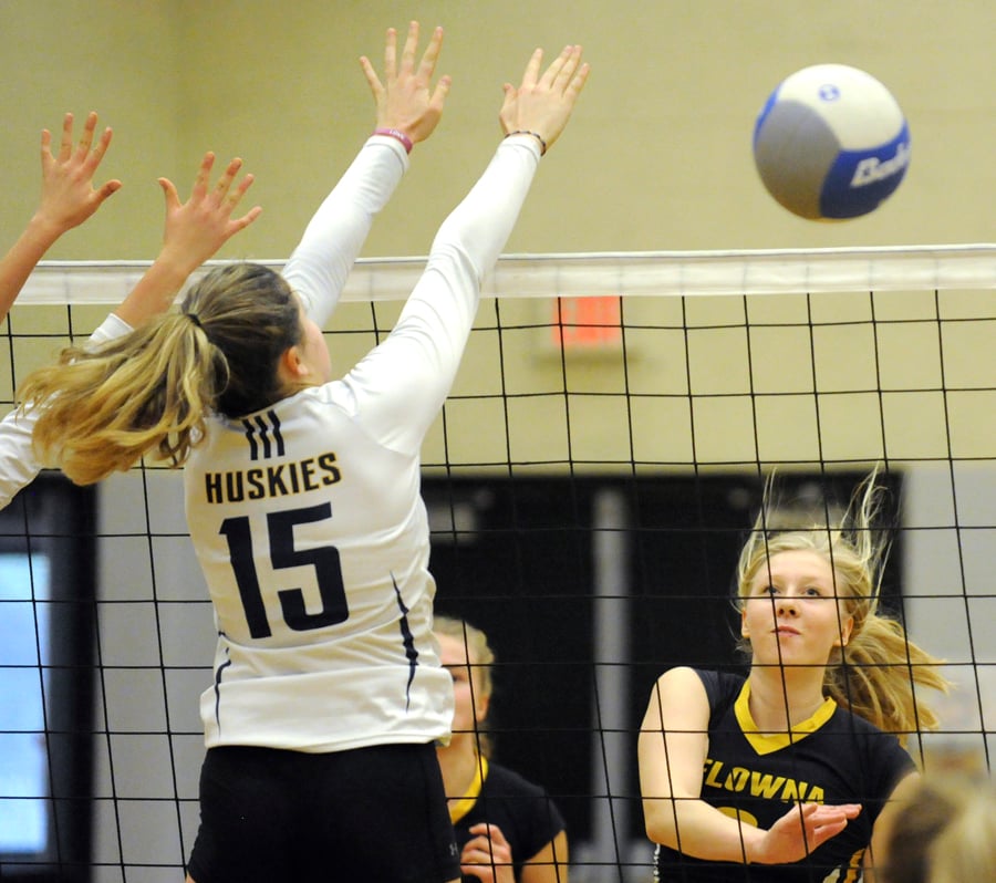 <who>Photo Credit: Lorne White/KelownaNow </who>The Owls' Jaalah Ward was selected as a second-team all-star the BCSS tournament in Penticton.