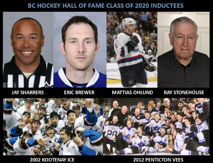 <who>Photo Credit: BC Hockey Hall of Fame</who> The 2020 inductees will be honoured in 2021..