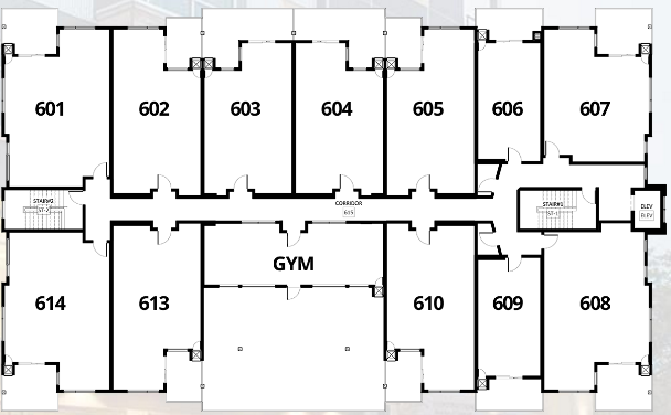 <who> Artist Rendering </who> Floor plan for Sole Downtown.