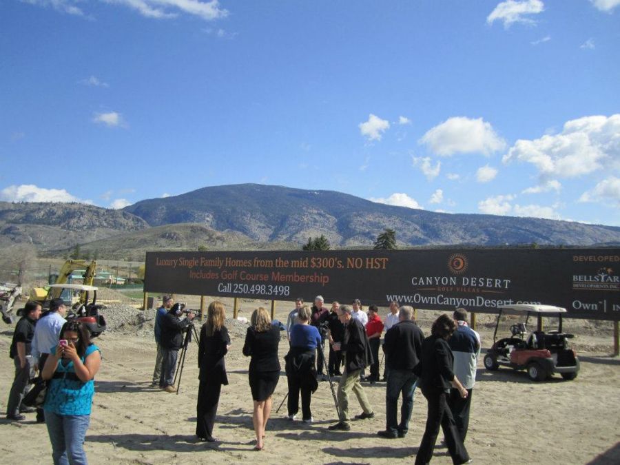 <who>Photo Credit: Facebook OIB Development Corporation </who>The OIB Development Corporation owns and operates numerous successful businesses, including the Canyon Desert subdivision near the Nk'Mip Golf Course in Oliver. The OIBDC has confirmed it is conducting a feasibility study about a possible recreation centre/arena on land it owns near the Town of Osoyoos.