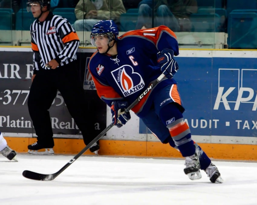 <who> Photo Credit: Kamloops Blazers </who> Scott Wasden