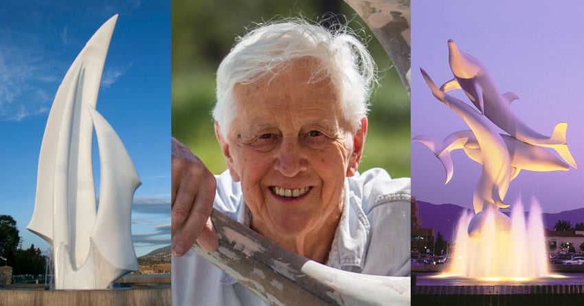 Sculptor behind famous Kelowna landmarks dies at 91