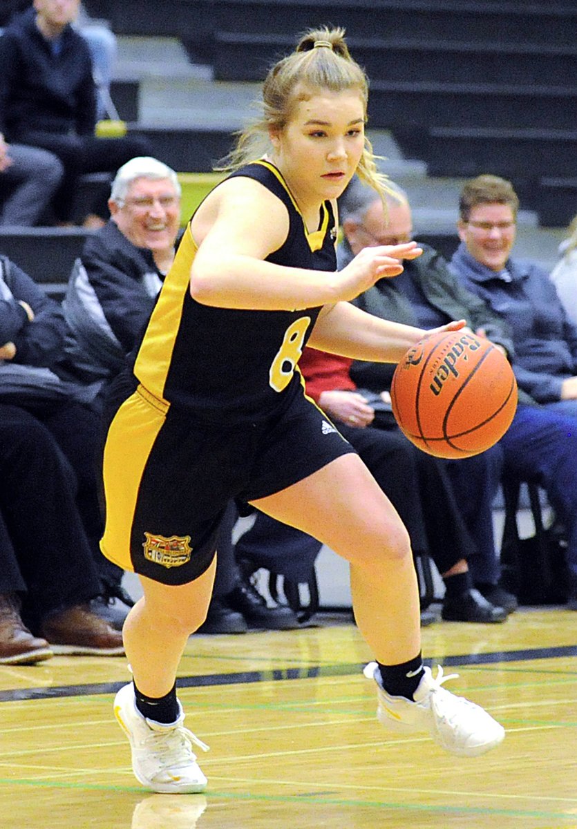 <who>Photo Credit: Lorne White/KelownaNow </who>Kassidy Day of the Owls earned a first-team all-star nod at the Valley championship.
