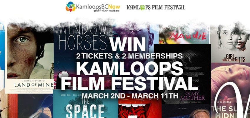 Closed – Flash Contest Alert! Win Entrance to the Kamloops Film Festival!