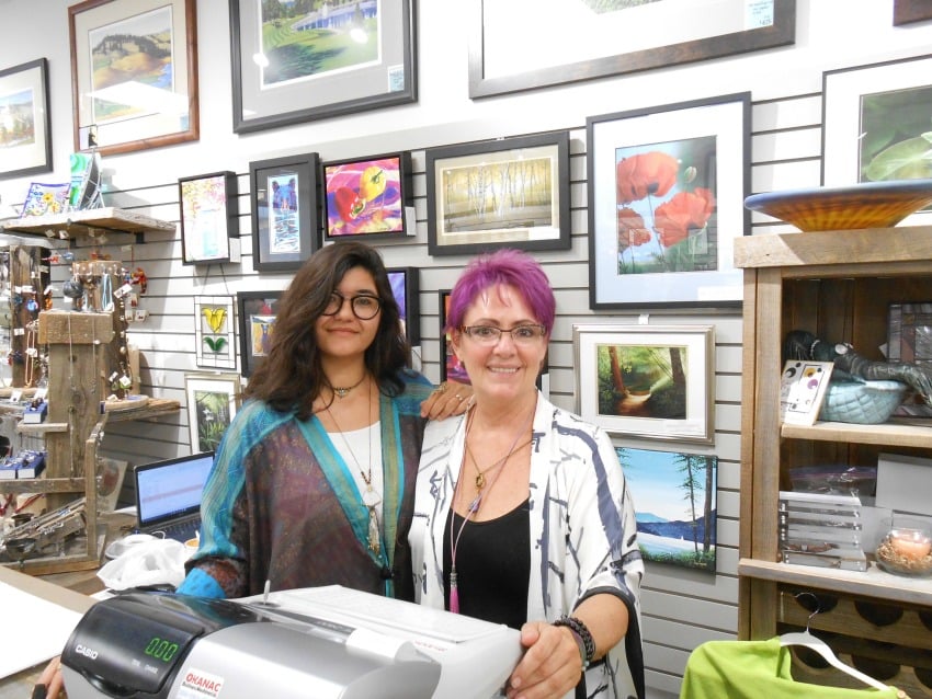 The Artful Hand (l to r): Hadar Kennedy, Assistant Manager; Sharon Page, Owner 