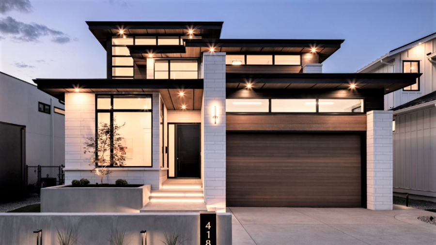 </who>Edward West Luxury Homes is nominated twice in the 'home of the year' category for the contemporary Sunset home, above, and the more traditional South Beach home, below, which are both in the Sarsons neighbourhood of Kelowna's Lower Mission.