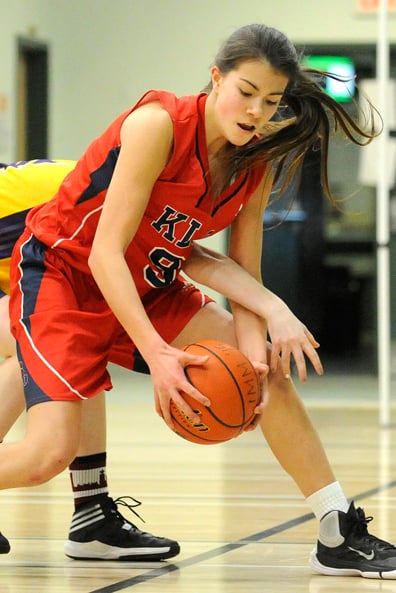 <who>Photo Credit: Lorne White/KelownaNow </who>Jaeli Ibbetson scored 12 points in a win over Regina.