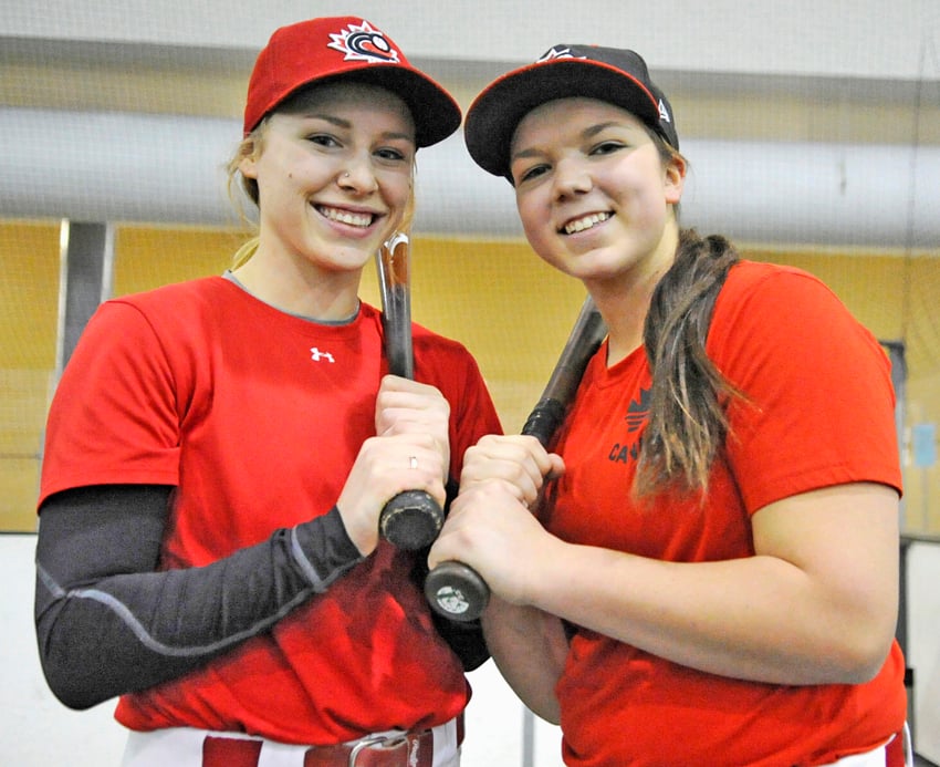 <who>Photo Credit: Lorne White/KelownaNow.com </who>Kensington Renneberg, left, and Jessie McKay are aiming to impress national-team coaches at identification camp in Cuba.